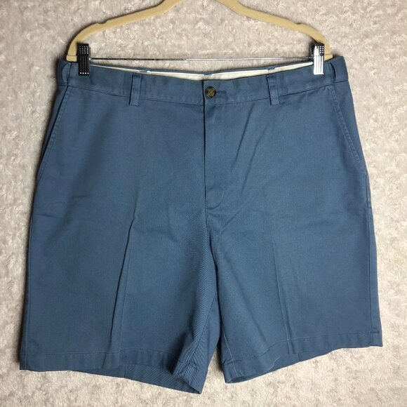 L.L.Bean Comfort Waist Blue Men's‎ Shorts Size 36 - Picture 1 of 6